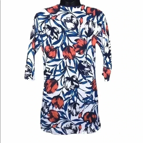 J. Crew Factory Multicolor Floral Coverup/Tunic Summer Spring Size  XSP—… - Picture 2 of 7